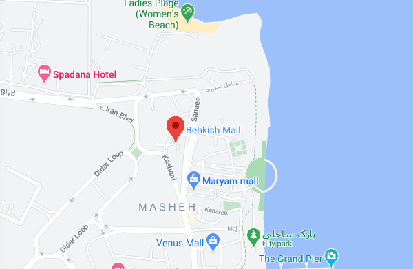 موقعیت مکانی بازار بهکیش