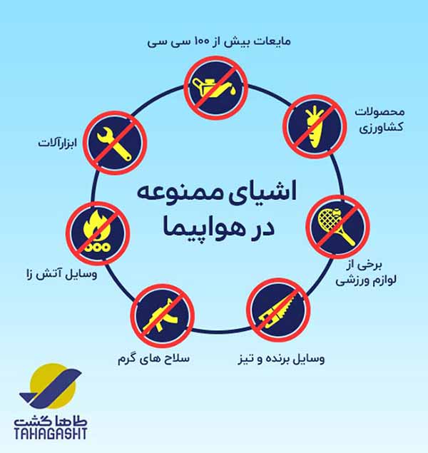 وسایل غیر مجاز در پرواز